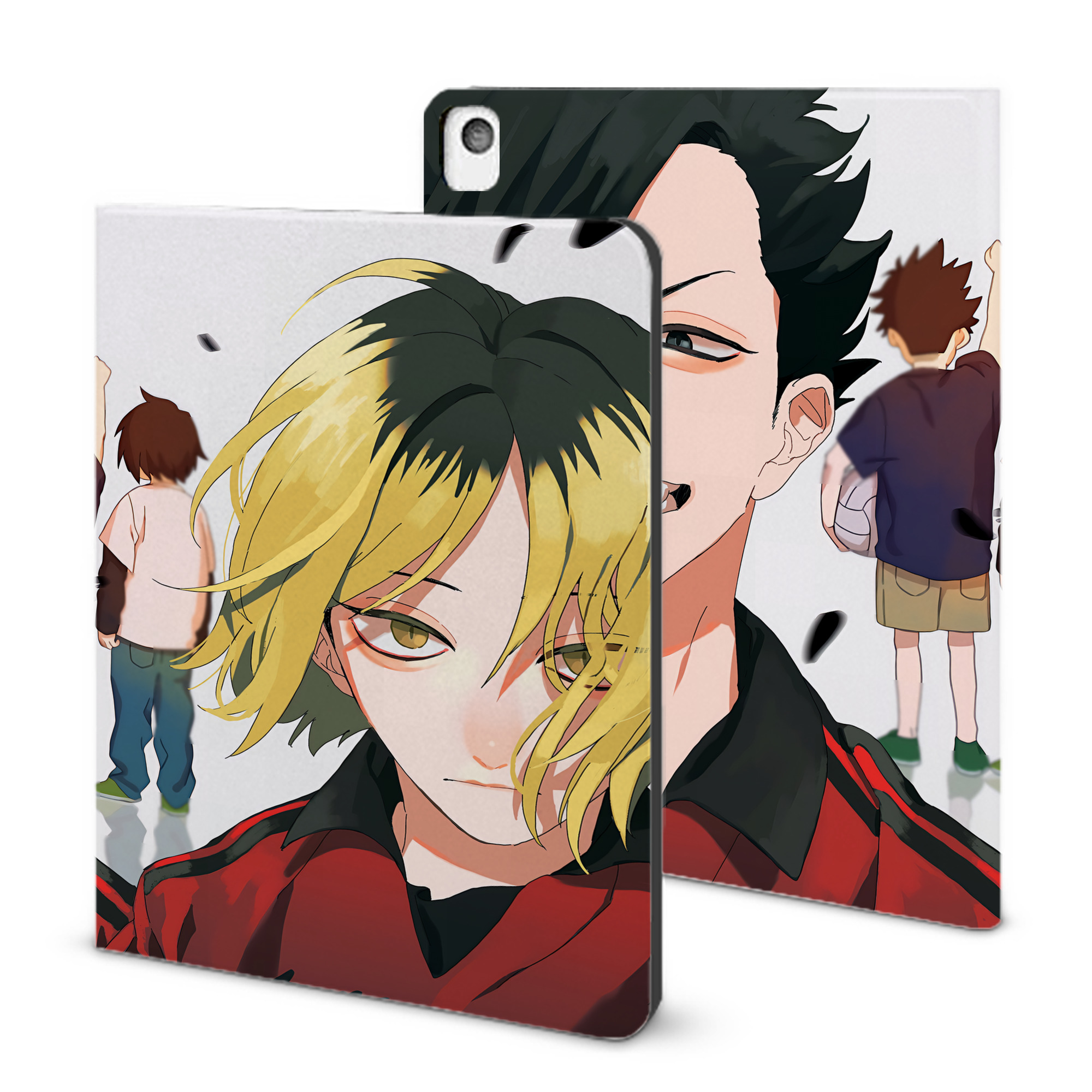 （画像用） ハイキュー!! Haikyu!! IPadケース ペンホルダー付き ブックスタイルデザイン